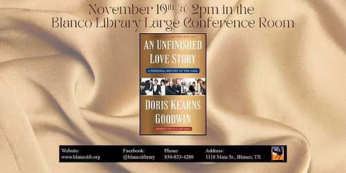 Blanco Book Bunch reads: An Unfinished Love Story