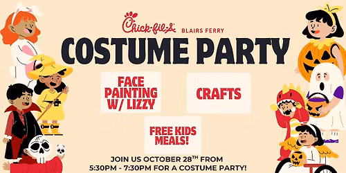 Chick-fil-A Blairs Ferry Costume Party