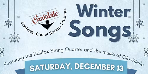 Cantabile Presents Winter Songs