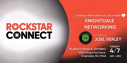 Free Knightdale Networking powered by Rockstar Connect (April)