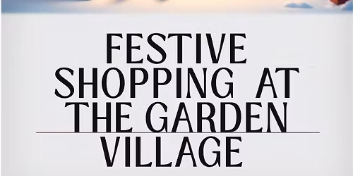 Festive Shopping Event-Late evening opening. 