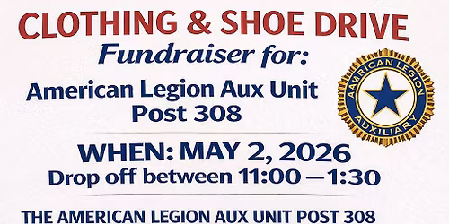 2nd Annual Clothing and Shoe Drive