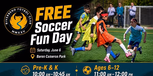 FREE Soccer Fun Day at Riverbend FC