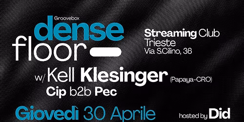 DENSE FLOOR w\/ Kell Klesinger - Cip b2b Pec