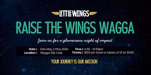 Raise The Wings Wagga 2026