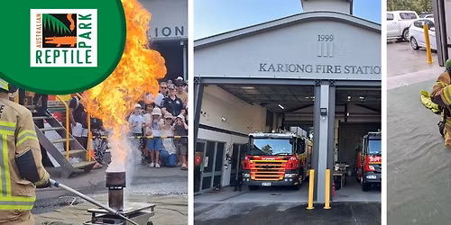 \ud83d\ude92\ud83d\udd25 Fire & Rescue Morning at the Australian Reptile Park!