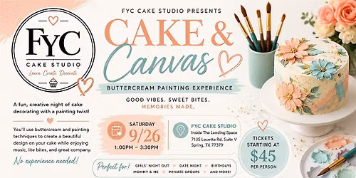 Cake & Canvas :Buttercream Experience