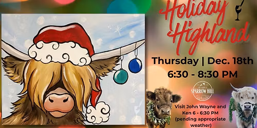 Meet a Highland & paint! With Farm at Sparrow Hill