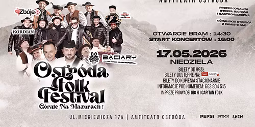 \ud83c\udfd4\ufe0fOSTR\u00d3DA FOLK FESTIVAL \u2013 G\u00f3rale na Mazurach!\ud83c\udfd4\ufe0f