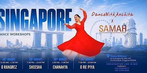 SAMAH Overseas Presents: DanceWithAnchita | Bollywood Dance Workshop