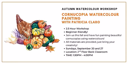 Autumn Watercolour Workshop: Cornucopia Watercolour Painting