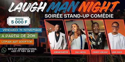 Laugh Man Night: Soir\u00e9e Stand-Up Com\u00e9die au Loman Art Rooftop