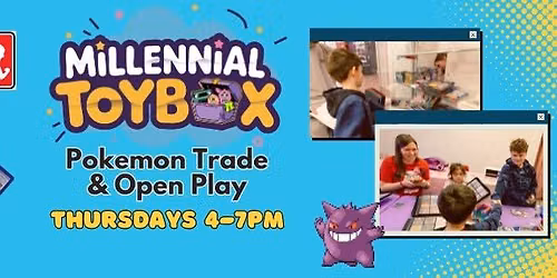 Pok\u00e9mon League Night at Millennial Toybox!