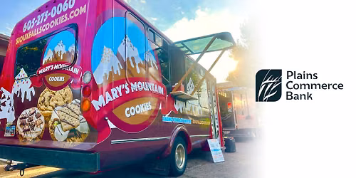Mary\u2019s Mountain Cookie Bus Stop @ Plains Commerce Bank\/Windsor Mortgage