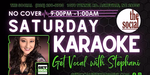 Get Vocal with Stephani, Saturday at The Social