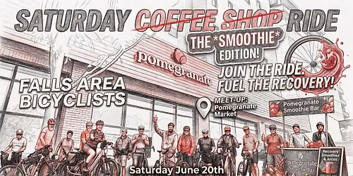 FAB Saturday Coffee Shop Ride - June Smoothie Addition
