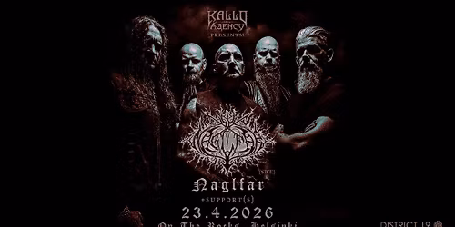 NAGLFAR + supports @ On The Rocks, Helsinki 23.4.2026.