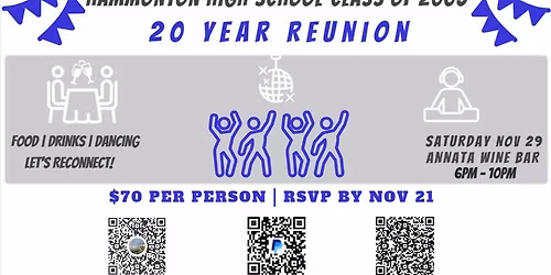 \ud83c\udf93 HHS Class of 2005 Reunion! \ud83c\udf89