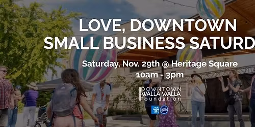 Love, Downtown: Small Business Saturday