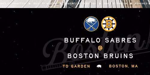 Buffalo Sabres at Boston Bruins at TD Garden