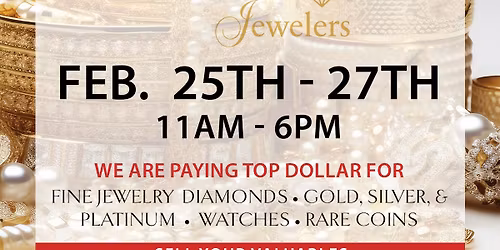 Save the Dates for our 3- Day Buying Event \u2022 February 25th - 27th! \ud83d\udcb0