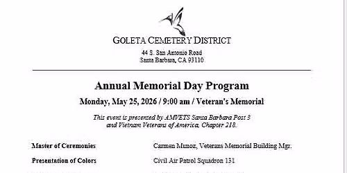Annual Memorial Day Program
