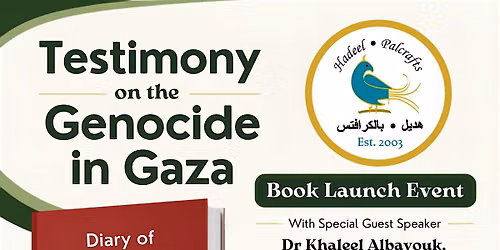 Testimony on the Genocide in Gaza, Glasgow