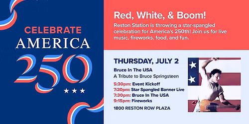 Celebrate America 250 with Bruce in the USA 