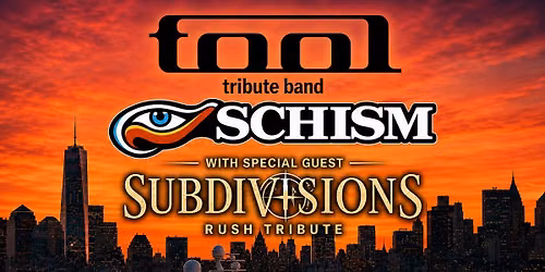 9\/11 Tool tribute Schism 25th Anniversary NYC BOAT SHOW Party with Subdivisions (Rush)