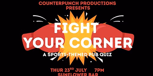Fight Your Corner: A Sports-Themed Pub Quiz