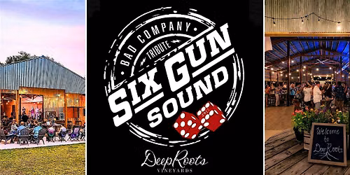BAD COMPANY TRIBUTE by Six Gun Sound | TX wine & craft beer |DeepRoots