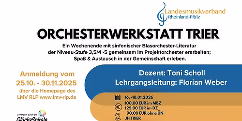 Orchesterwerkstatt Trier 2026