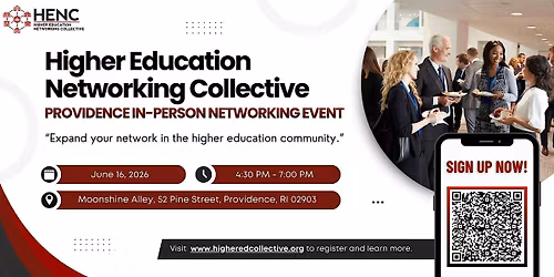 PROVIDENCE IN-PERSON NETWORKING EVENT