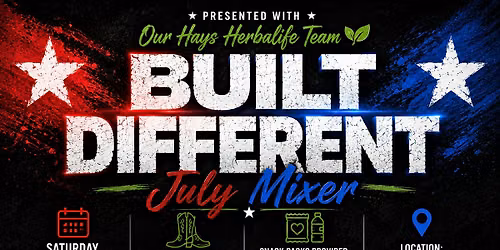 July Built Different Mixer