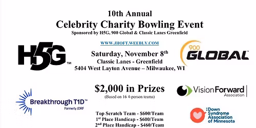 10th Annual Celebrity Charity Bowling Event