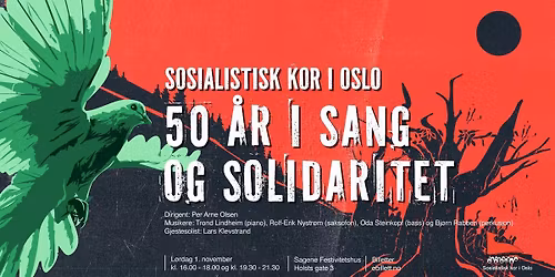 Jubileumskonsert \u2013 Sosialistisk kor 50 \u00e5r