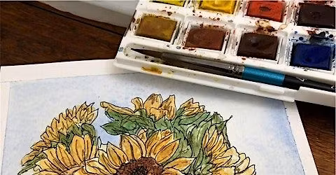 Watercolour and Ink Floral Painting Workshop