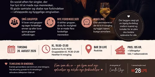 AFLYST - Single Social Evening 