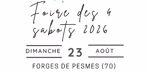 Foire des 4 sabots 2026