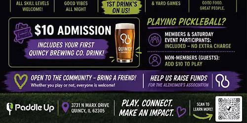 Paint Quincy Purple - Friday Night Kickoff & Fundraiser Tournament