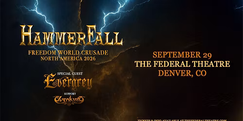 Hammerfall with Evergrey and Elvenking