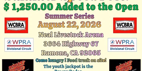 So Cal Speed Events - Summer Speed Fest $ 500.00 Added Barrel Race- Ramona