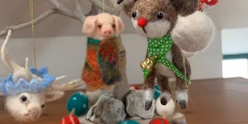 Needle Felted Christmas Decorations Mini Workshop