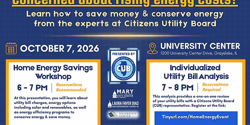 Home Energy & Utility Bill Savings Workshop