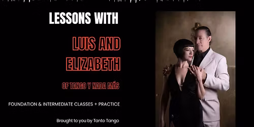 25th Nov tango lessons with Luis and Elizabeth