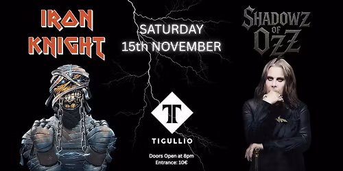 Ozzy Osbourne & Iron Maiden Tribute Bands Live!