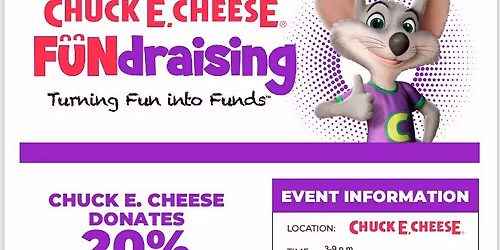 Chuck E Cheese Fundraiser - A World For Children