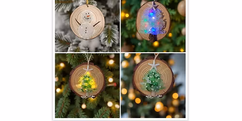 Woodland Snowman or Seaglass Tree Ornament @ Match Eatery & Public House