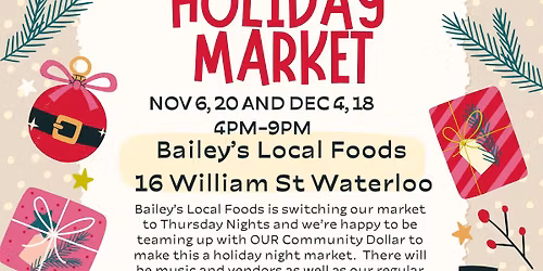 Bailey's Holiday Vendor Market