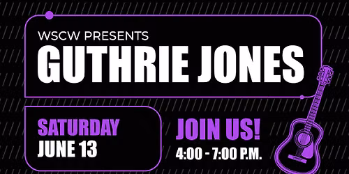 Guthrie Jones Live at WSCW June 13